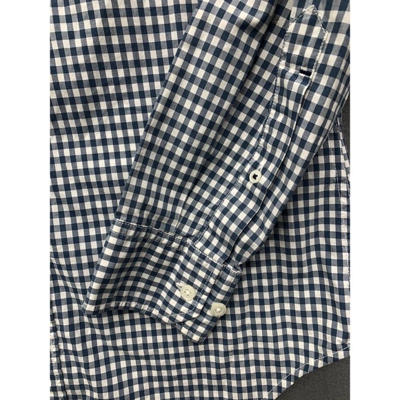 Banana Republic Button Down Shirt Mens Size Small Slim Fit Teal Long Sleeve 2015 - Picture 10 of 16